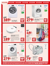 Lave-Linge Angebote im Prospekt "SOLDES JUSQU'À -70%" von Auchan Hypermarché Lave-Linge Angebote im Prospekt "SOLDES JUSQU'À -70%" von Auchan Hypermarché auf Seite 12