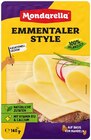 Emmentaler oder Cheddar Style im Angebot bei REWE in Oranienburg Emmentaler oder Cheddar Style Angebote von Mondarella bei REWE Oranienburg für 2,19 €
