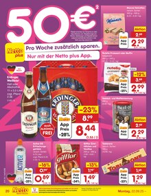 Nutella im Netto Marken-Discount Prospekt "Aktuelle Angebote" mit 59 Seiten (Rostock)
