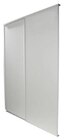 Lot de 2 portes de placard coulissantes décor blanc H. 250 x L. 180 cm - Brico Dépôt à Saint-Denis Lot de 2 portes de placard coulissantes décor blanc H. 250 x L. 180 cm en promo chez Brico Dépôt Saint-Denis à 85,90 €