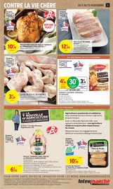 Poulet Angebote im Prospekt "-60% DE REMISE IMMÉDIATE SUR LE 2ÈME SUR UNE SÉLECTION DE PRODUITS" von Intermarché auf Seite 9