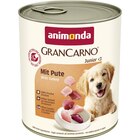 Zookauf - Animonda Dog Dose GranCarno Junior mit Pute 800 g Angebot im Prospekt Animonda Dog Dose GranCarno Junior mit Pute 800 g bei Zookauf im Prospekt "" für 2,29 €
