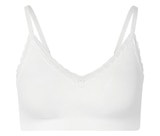 Tchibo im Supermarkt - Seamless-Bustier, weiß Angebot im Prospekt Seamless-Bustier, weiß bei Tchibo im Supermarkt im Prospekt "" für 14,99 €