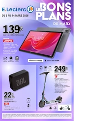 Prospectus E.Leclerc à Freyming-Merlebach, "LES BONS PLANS DE MARS", 8 pages de promos valables du 03/03/2026 au 14/03/2026