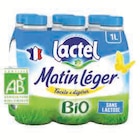 Lait uht sans lactose 1,2% mg matin leger bio - LACTEL en promo chez Super U Toulouse à 9,36 €