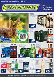 alkoholfreies Bier Angebot im aktuellen Getränkewelt Prospekt auf Seite 1