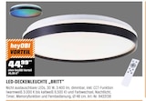 LED-DECKENLEUCHTE "BRITT" im aktuellen OBI Prospekt für 44,99 €