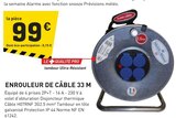 Promo Enrouleur de câble 33 m à 99,00 € dans le catalogue Tout Faire à Puceul