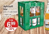 Apfelsaft klar im aktuellen V-Markt Prospekt für 6,99 €