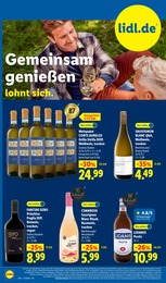 Lidl Rotwein im Prospekt 