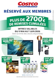 Prospectus Supermarchés Costco en cours, PLUS DE 2700*€ DE REMISES CUMULÉES, 20 pages, 11/05/2026 - 07/06/2026 Catalogue Supermarchés Costco en cours à La Ville-du-Bois et alentours, PLUS DE 2700*€ DE REMISES CUMULÉES, 20 pages, 11/05/2026 - 07/06/2026
