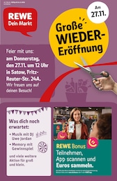 REWE Prospekt für Satow: "Dein Markt", 38 Seiten, 24.11.2025 - 29.11.2025