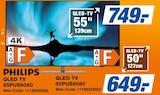Aktuelles QLED TV 55PUS9080 Angebot bei expert in Wuppertal ab 649,00 €
