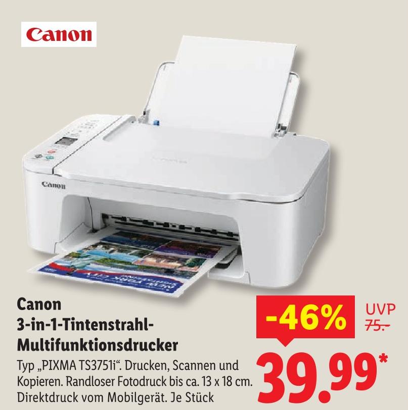 3-in-1-Tintenstrahl-Multifunktionsdrucker