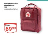 Rucksack Modell Kånken Angebote von Fjällräven bei GLOBUS Pirmasens für 69,99 €