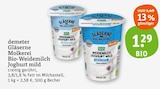 Aktuelles Gläserne Molkerei Bio-Weidemilch Joghurt mild Angebot bei tegut in Erfurt ab 1,29 €