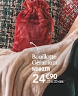 Bouillotte Géranium - WINKLER en promo chez Ambiance & Styles Limoges à 24,90 €