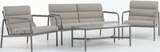 Ensemble lounge canapé, table et 2 fauteuils - LILLESTROEM en promo chez Jysk Limoux à 500,00 €