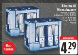 Mineralwasser von Römerwall im aktuellen E center Prospekt