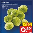 Rosenkohl Angebote bei Netto Marken-Discount Coesfeld für 0,69 €
