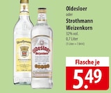 Oldesloer oder Strothmann Weizenkorn bei famila Nordost im Eutin Prospekt für 5,49 €