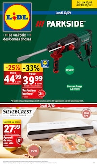 Prospectus Lidl en cours, "Le vrai prix des bonnes choses", page 1 sur 49