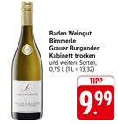 Grauer Burgunder Kabinett trocken bei E center im Offenburg Prospekt für 9,99 €