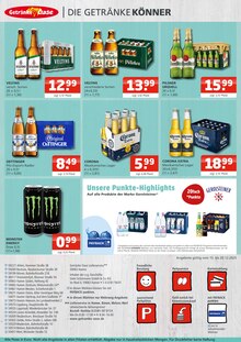 Energydrink im aktuellen Getränke Oase Prospekt (Ahlen) Energydrink im Getränke Oase Prospekt "Aktuelle Angebote" mit 4 Seiten (Ahlen)