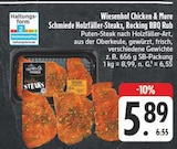 Chicken & More Schmiede Holzfäller-Steaks, Rocking BBQ Rub von Wiesenhof für 5,89 € bei EDEKA im Angebot Chicken & More Schmiede Holzfäller-Steaks, Rocking BBQ Rub von Wiesenhof im aktuellen EDEKA Prospekt