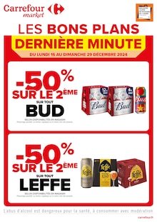 Prospectus Carrefour Market en cours, "LES BONS PLANS DERNIÈRE MINUTE", page 1 sur 3