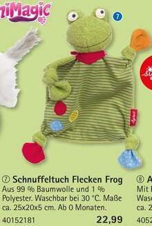 Schnuffeltuch Flecken Frog bei SPIELZEUG-RING in Kerpen Schnuffeltuch Flecken Frog im Angebot bei SPIELZEUG-RING Kerpen für 22,99 €