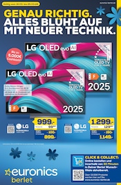 Aktueller EURONICS Prospekt mit Fernseher, "GENAU RICHTIG. ALLES BLÜHT AUF MIT NEUER TECHNIK.", Seite 1