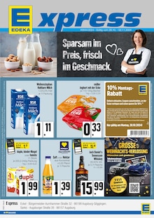 EDEKA Prospekt "Sparsam im Preis, frisch im Geschmack." mit  Seiten (Königsbrunn)