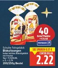 Biskuitzungen von Schulte im aktuellen E center Prospekt für 2,22 €