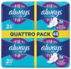 Serviettes hygiéniques ultra day t2 long ailettes quattro pack x48 - ALWAYS dans le catalogue Intermarché