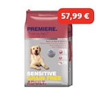 Maxi Zoo Loudéac - Promo PREMIERE Croquettes Sensitive pour chien adulte sans céréales Bœuf & Pomme de terre 12 kg Promo PREMIERE Croquettes Sensitive pour chien adulte sans céréales Bœuf & Pomme de terre 12 kg à 57,99 € dans le catalogue Maxi Zoo à Loudéac
