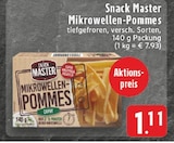 Mikrowellen-Pommes Angebote von Snack Master bei E center Kamp-Lintfort für 1,11 €