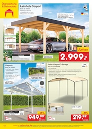 Carport Angebot im aktuellen Netto Marken-Discount Prospekt auf Seite 12