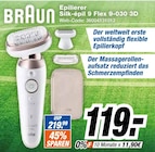 Epilierer Silk-épil 9 Flex 9-030 3D bei expert im Bad Kreuznach Prospekt für 119,00 €