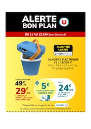 Catalogue Super U à Dompierre-sur-Besbre, avec 1 page Prospectus Super U à Dompierre-sur-Besbre, "ALERTE BON PLAN U", 1 page, 11/06/2026 - 13/06/2026