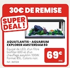 Aquarium Explorer Amsterdam 80 - Aquatlantis en promo chez Animalis Aquarium Explorer Amsterdam 80 - Aquatlantis dans le catalogue Animalis