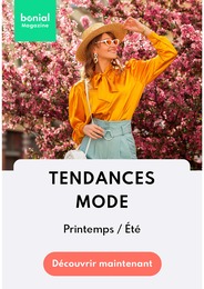 Catalogue Bonial Magazine, "Tendances mode printemps / été", cette semaine, 1 page