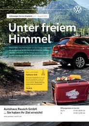 Volkswagen Prospekt für Lauterbach mit 1 Seite Volkswagen Prospekt für Lauterbach: Endlich wieder Sommer, 1 Seite, 01.06.2022 - 31.08.2022