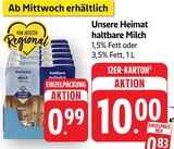 E center - Haltbare fettarme Milch Angebot im Prospekt Haltbare fettarme Milch bei E center im Prospekt "" für 0,99 €