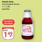 Sirup im Angebot bei GLOBUS in Jena Sirup Angebote von Hainich bei GLOBUS Jena für 1,49 €
