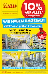 Netto Marken-Discount Prospekt für Berlin: "Wiedereröffnung - 10% auf ALLES", 4 Seiten, 23.06.2026 - 27.06.2026