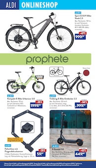 Fahrradschloss Angebot im aktuellen ALDI Nord Prospekt auf Seite 34