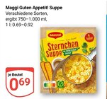 Guten Appetit! Suppe Angebote von Maggi bei GLOBUS Neustadt für 0,69 €