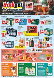 Bier im aktuellen Trinkgut Prospekt (Bocholt) Bier im Trinkgut Prospekt "Aktuelle Angebote" mit 6 Seiten (Bocholt)