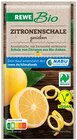 Zitronenschale gerieben Angebote von REWE Bio bei REWE Salzgitter für 0,79 €